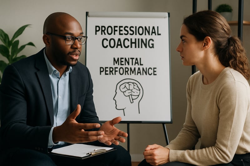 Professional coaching session focused on mental performance